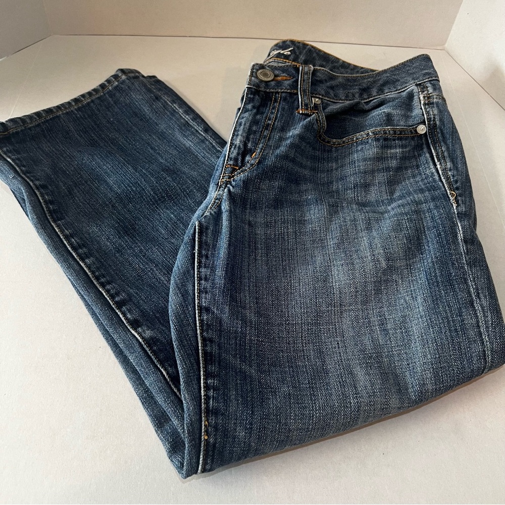 Women’s American Eagle Jeans Boy Fit Cropped Capris  Sz 8
